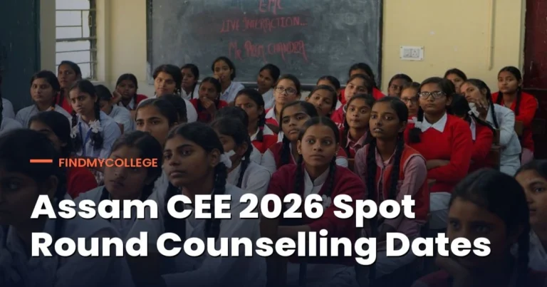 Assam CEE 2026 Spot Round Counselling Dates