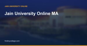 Jain University Online MA: Fees, Specialisations, Eligibility & Admission 2026