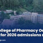 JSS College of Pharmacy Ooty: Apply for 2026 admissions now