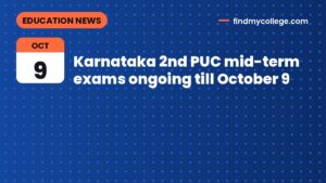 Karnataka 2nd PUC mid-term exams ongoing till October 9