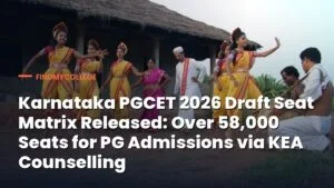 Karnataka PGCET 2026 Draft Seat Matrix Released: Over 58,000 Seats for PG Admissions via KEA Counselling