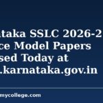 Karnataka SSLC 2026-27 Science Model Papers Released Today at kseab.karnataka.gov.in