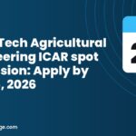 KAU BTech Agricultural Engineering ICAR spot admission: Apply by Sep 25, 2026