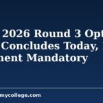 KCET 2026 Round 3 Option Entry Concludes Today, Final Allotment Mandatory