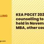 KEA PGCET 2026 counselling to be held in November for MBA, other courses