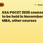 KEA PGCET 2026 counselling to be held in November for MBA, other courses