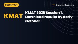 KMAT 2026 Session 1: Download results by early October