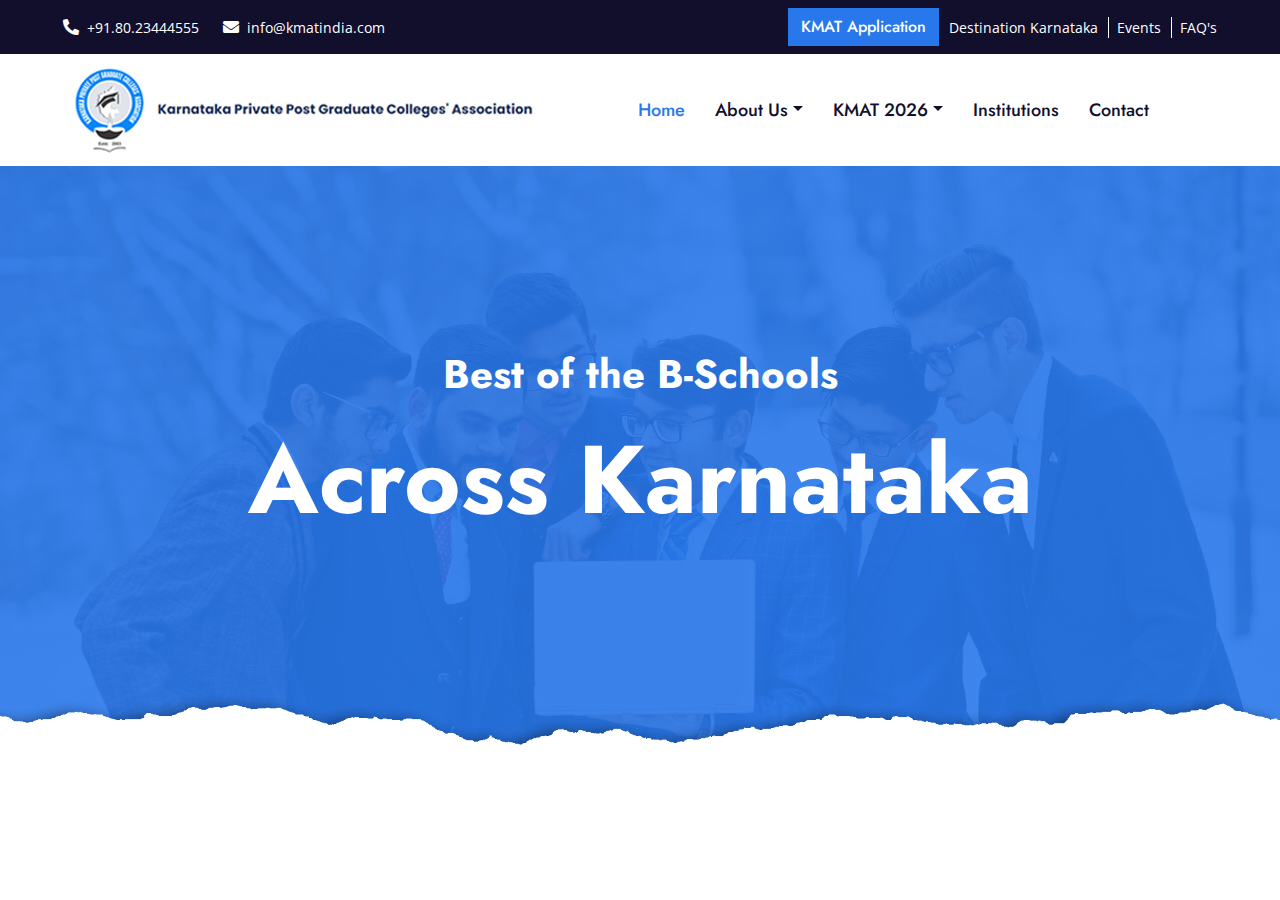kmatindia.com homepage