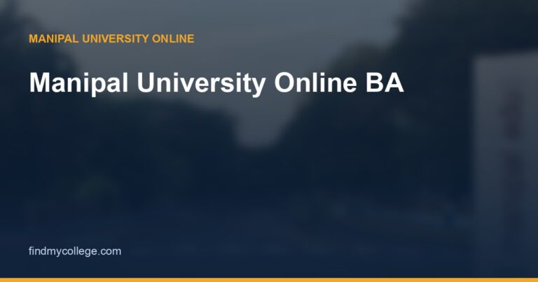Manipal University Online BA: Fees, Specialisations, Eligibility & Admission 2026