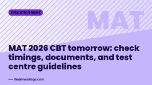 MAT 2026 CBT tomorrow: check timings, documents, and test centre guidelines