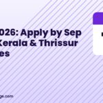 MBA 2026: Apply by Sep 13 for Kerala & Thrissur colleges