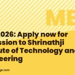 MBA 2026: Apply now for admission to Shrinathji Institute of Technology and Engineering