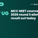 MCC NEET counselling 2026 round 3 allotment result out today