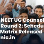 MCC NEET UG Counselling 2026 Round 2: Schedule, Seat Matrix Released at mcc.nic.in
