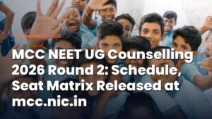 MCC NEET UG Counselling 2026 Round 2: Schedule, Seat Matrix Released at mcc.nic.in