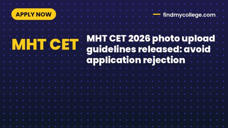 MHT CET 2026 photo upload guidelines released: avoid application rejection