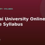 Mumbai University Online Degree Syllabus & Merit Lists