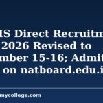 NBEMS Direct Recruitment Exam 2026 Revised to September 15-16: Full Schedule, Exam Dates, Timings & More