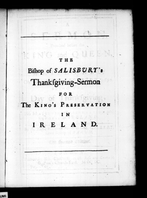 A sermon preached... 19th day of October, 1690. 1690 (IA bim early-english-books-1641-1700 a-sermon-preached-19t burnet-