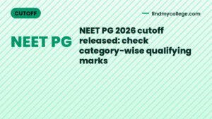 NEET PG 2026 cutoff released: check category-wise qualifying marks