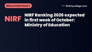 NIRF Ranking 2026 expected in first week of October: Ministry of Education