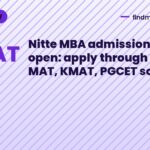 Nitte MBA admissions 2026 open: apply through CAT, MAT, KMAT, PGCET scores
