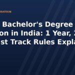 Online Bachelor's Degree Duration in India: 1 Year, 2 Year and Fast Track Rules Explained
