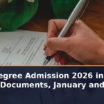 Online Degree Admission 2026 in India: Process, Documents, January and July Sessions