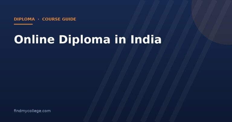 Online Diploma in India 2026: Fees, Eligibility, Admission and UGC Approved Universities