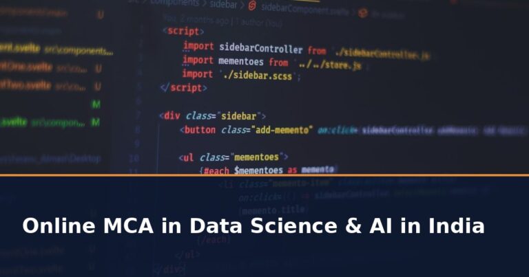 Online MCA in Data Science & AI in India 2026: Fees, Eligibility, Admission and UGC Approved Universities
