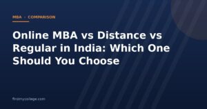 Online MBA vs Distance vs Regular in India: Which One Should You Choose