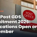 India Post GDS Recruitment 2026 Applications Open Tomorrow (2nd September): Eligibility, Fees, How to Apply & More