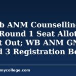 Punjab ANM Counselling 2026 Round 1 Seat Allotment Result Out; WB ANM GNM Round 3 Registration Begins