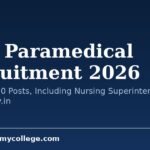 RRB Paramedical Recruitment 2026: Apply for 590 Posts, Including Nursing Superintendent, at rrbapply.gov.in