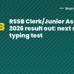 RSSB Clerk/Junior Assistant 2026 result out: next stage is typing test