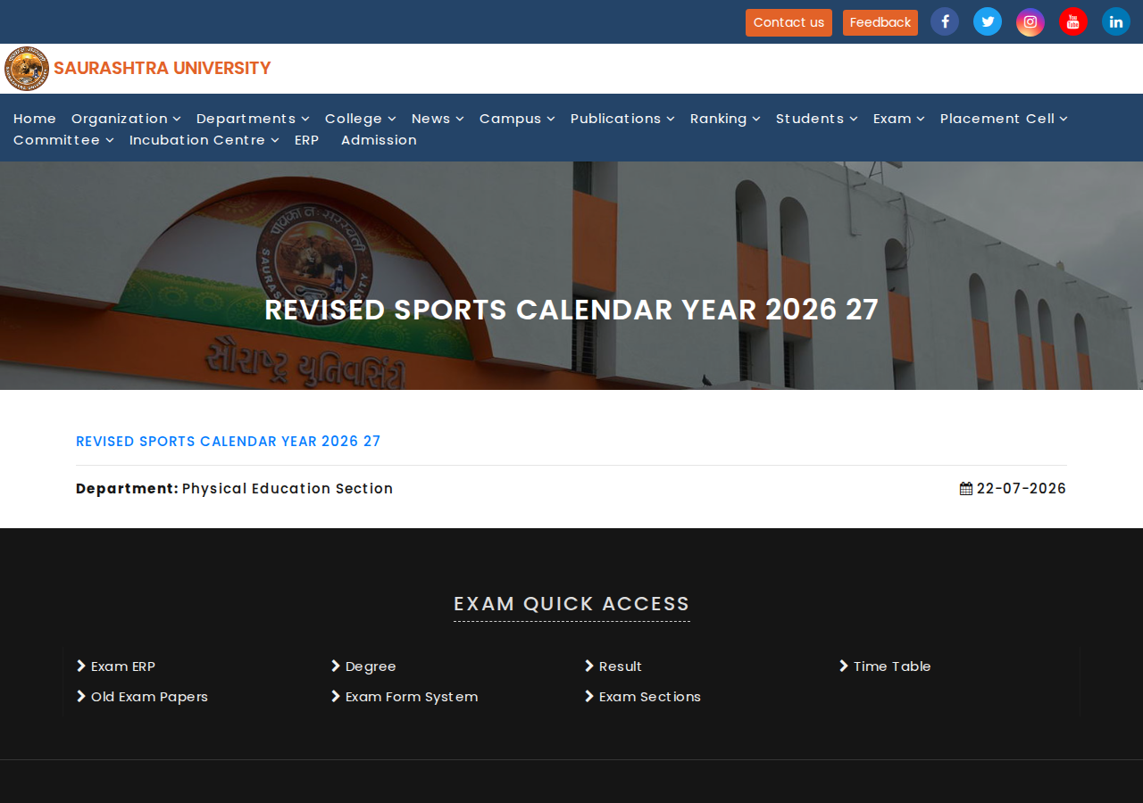 Official notification screenshot
