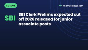 SBI Clerk Prelims expected cut off 2026 released for junior associate posts
