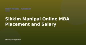 Sikkim Manipal Online MBA: ₹15 Lakh Salary & Strong Placements