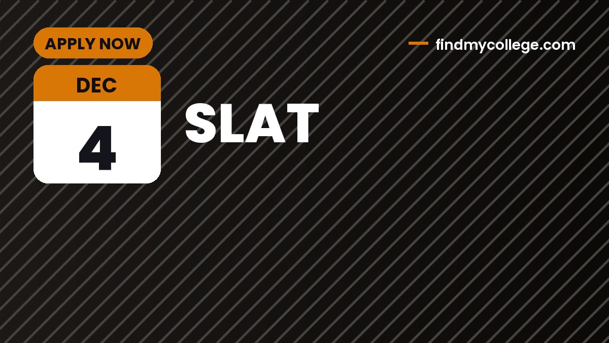 SLAT 2027: Register by Dec 4; exams Dec 19 & 26
