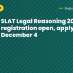 SLAT Legal Reasoning 2027: registration open, apply by December 4