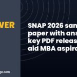 SNAP 2026 sample paper with answer key PDF released to aid MBA aspirants