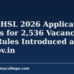 SSC CHSL 2026 Application Begins for 2,536 Vacancies; New Rules Introduced at ssc.gov.in