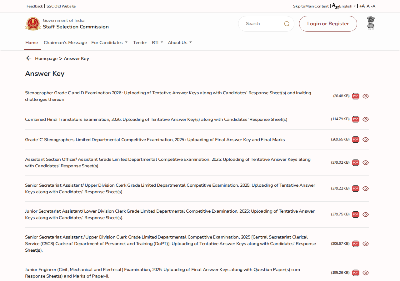 Official notification screenshot
