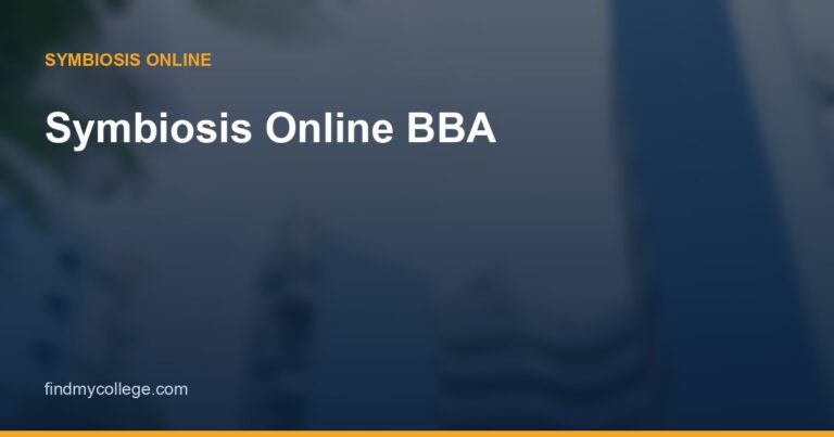 Symbiosis Online BBA: Fees, Specialisations, Eligibility & Admission 2026