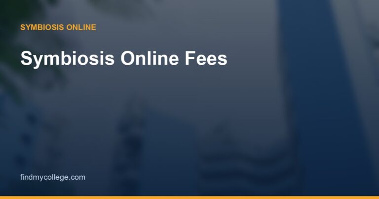 Symbiosis Online Fees 2026: Programme-wise Fee Structure & EMI