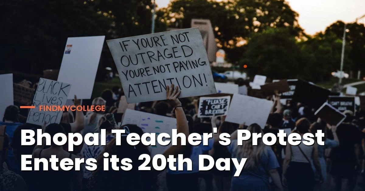 Bhopal Teachers' Protest Enters Its 20th Day