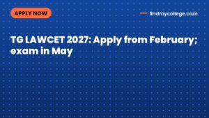 TG LAWCET 2027: Apply from February; exam in May