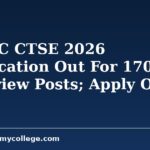 TNPSC CTSE 2026 Notification Out For 170 Interview Posts; Apply Online