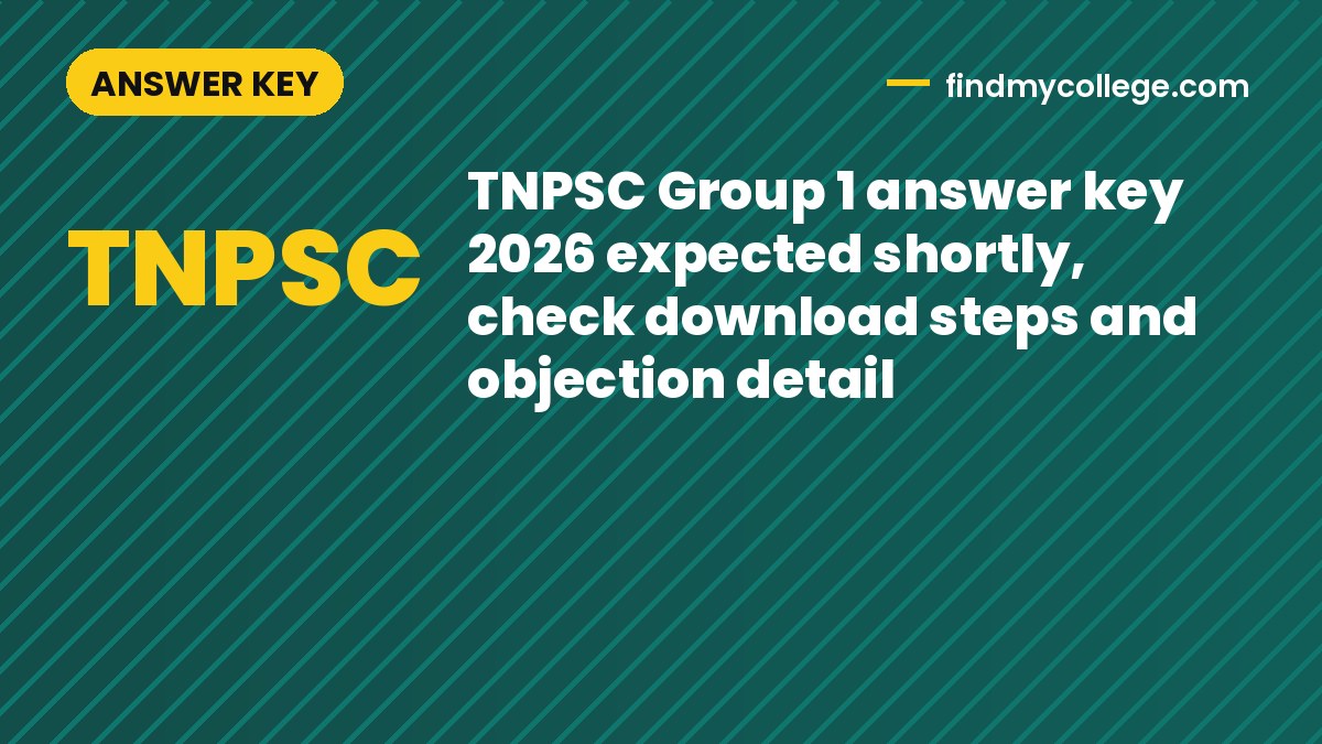 TNPSC Group 1 answer key 2026 expected shortly, check download steps and objection detail