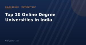 Top 10 Online Degree Universities in India 2026: UGC Approved List with Fees